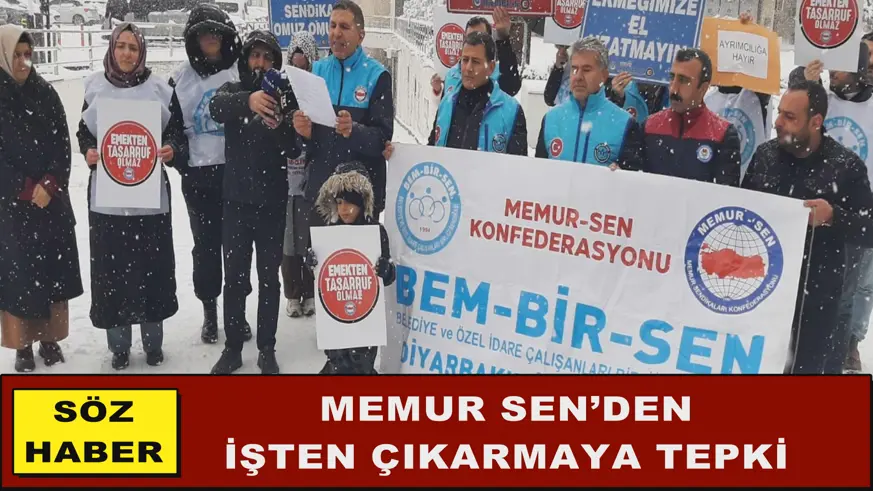 MEMUR SEN’DEN İŞTEN ÇIKARMAYA TEPKİ