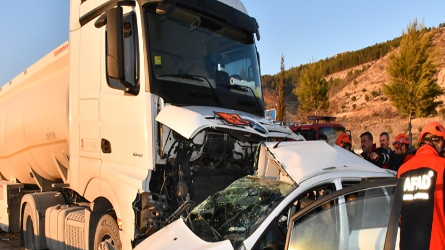 Adıyaman'da feci kaza