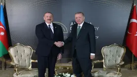 Erdoğan, Aliyev ile görüştü
