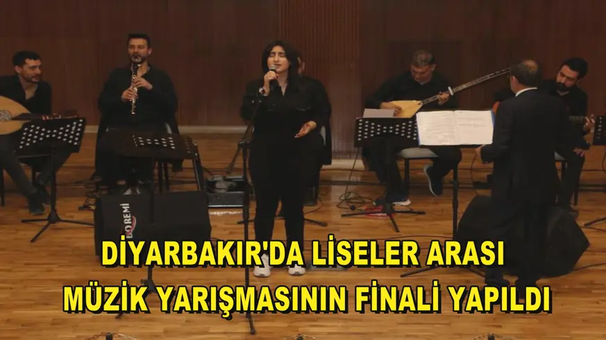 Diyarbakır'da liseler arası müzik yarışmasının finali yapıldı