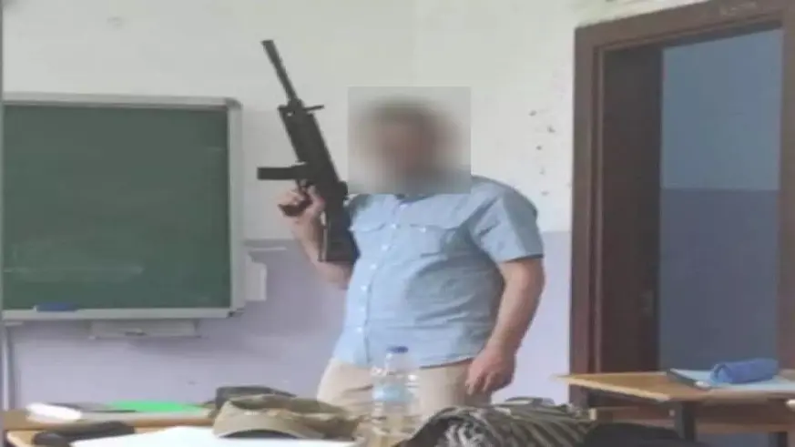 Lisede ürküten görüntü!