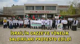 İsrail'in Gazze'ye yönelik saldırıları protesto edildi