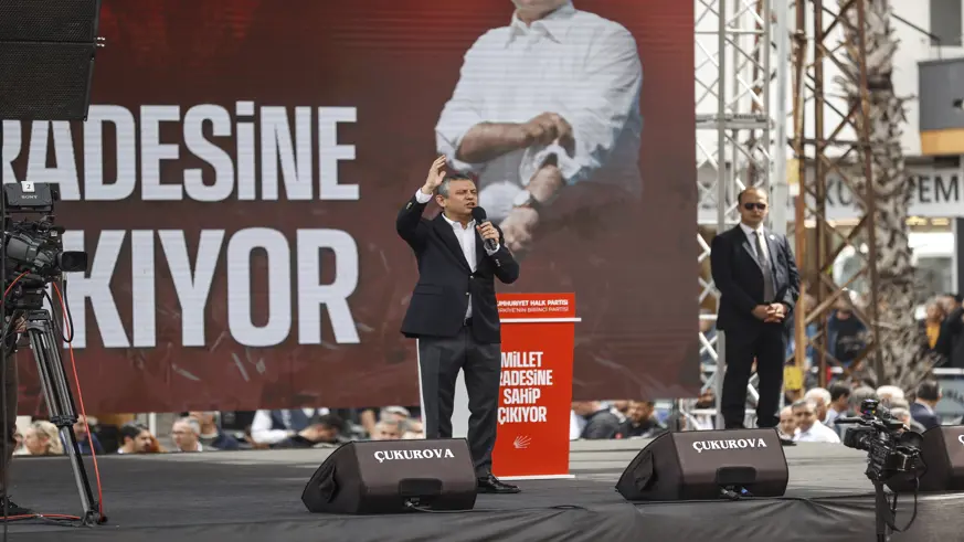CHP Genel Başkanı Özel, Mersin'de