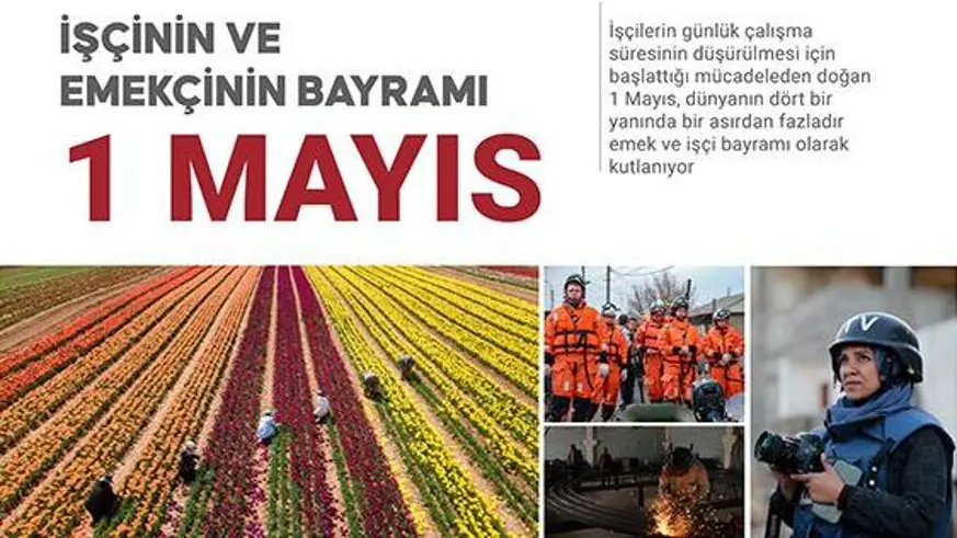 İşçinin ve emekçinin bayramı: 1 Mayıs