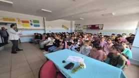 Ortaokul öğrencileriyle bilim söyleşisi gerçekleştirildi