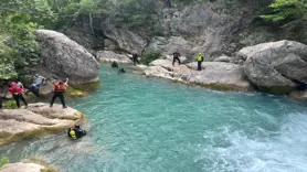 Kanyonda suya düşen üniversite öğrencisi hayatını kaybetti