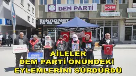 Aileler, DEM Parti önündeki eylemlerini sürdürdü