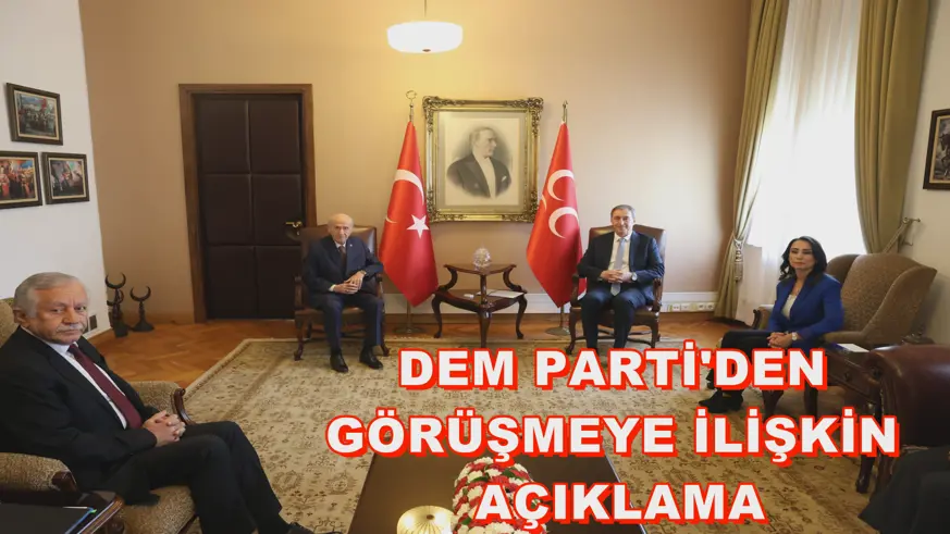 DEM Parti'den görüşmeye ilişkin açıklama