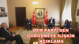 DEM Parti'den görüşmeye ilişkin açıklama