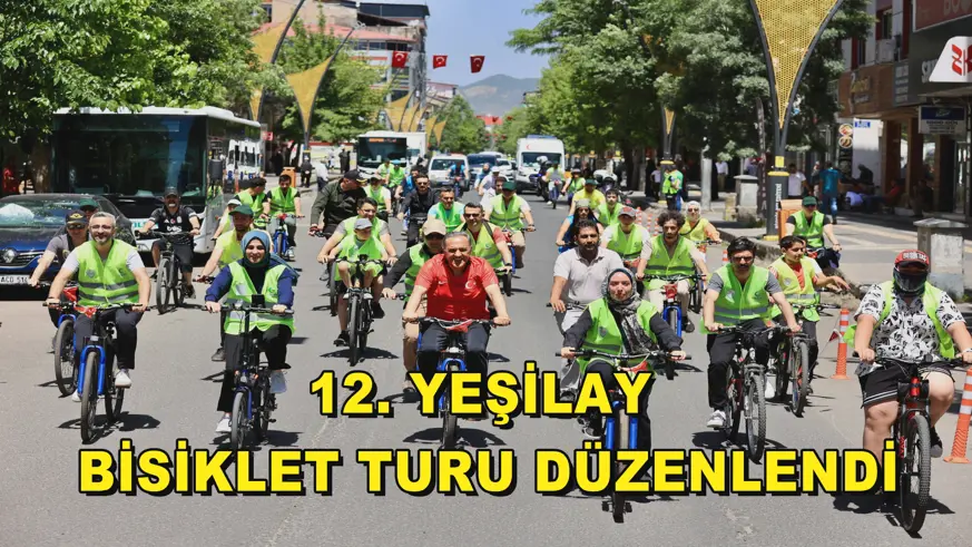 12. Yeşilay Bisiklet Turu düzenlendi