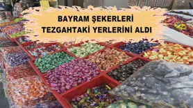 Bayram şekerleri tezgahtaki yerlerini aldı