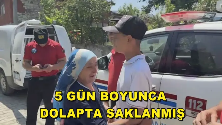 5 gün boyunca dolapta saklanmış
