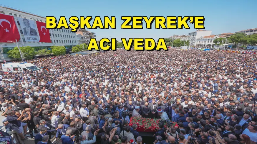 Başkan Zeyrek’e acı veda