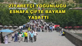  Ziyaretçi yoğunluğu esnafa çifte bayram yaşattı