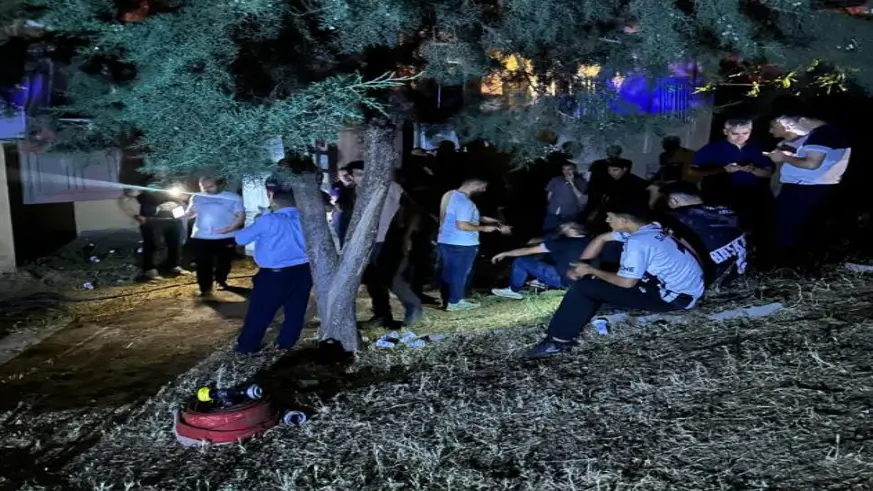 Siirt’te polis lojmanında korkutan yangın