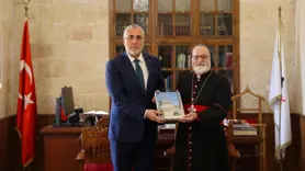 Işıkhan, Deyrulzafaran Manastırı'nı ziyaret etti