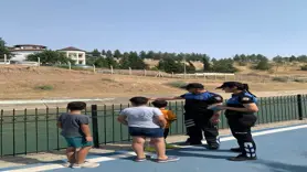 Batman'da polis ekipleri boğulmalara karşı broşür dağıttı