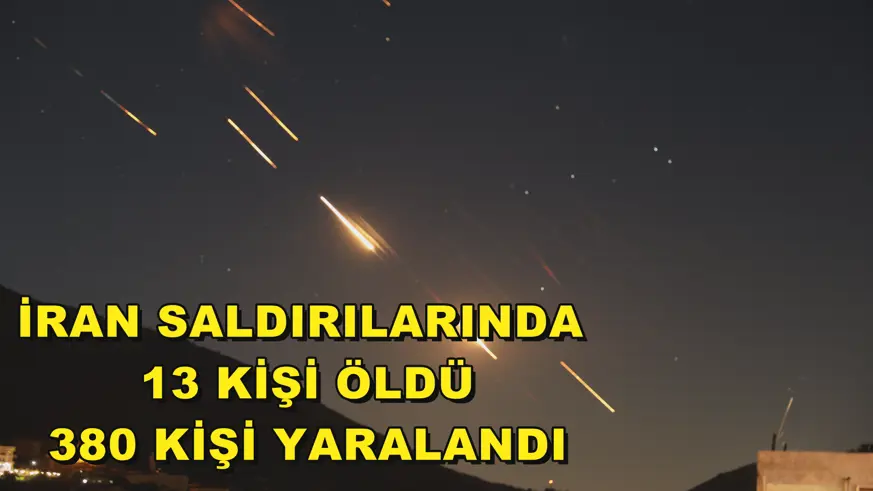 İsrail: İran saldırılarında 13 kişi öldü, 380 kişi yaralandı
