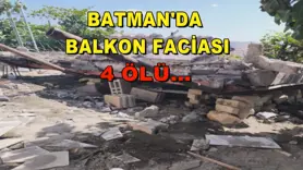 Batman'da balkon faciası
