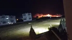 Diyarbakır'da anız yangını