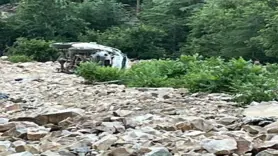 Gaziantep'te yayla yolunda feci kaza