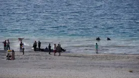 Salda Gölü'ne giren baba ve oğul boğuldu