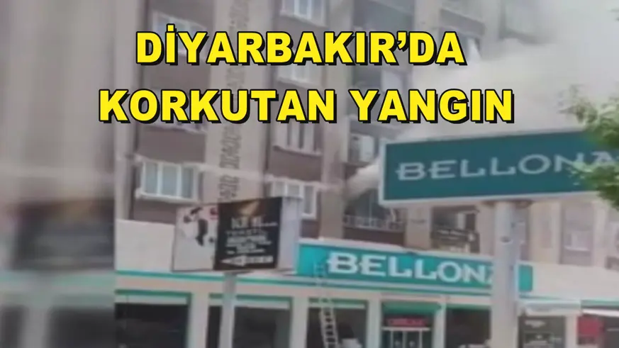 Diyarbakır’da korkutan yangın