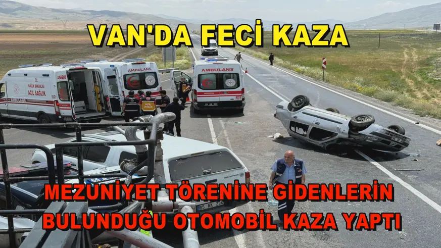 Van'da feci kaza