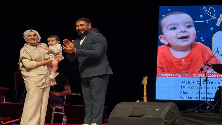 Alpaslan bebek yararına konser