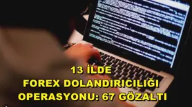 13 ilde Forex dolandırıcılığı operasyonu