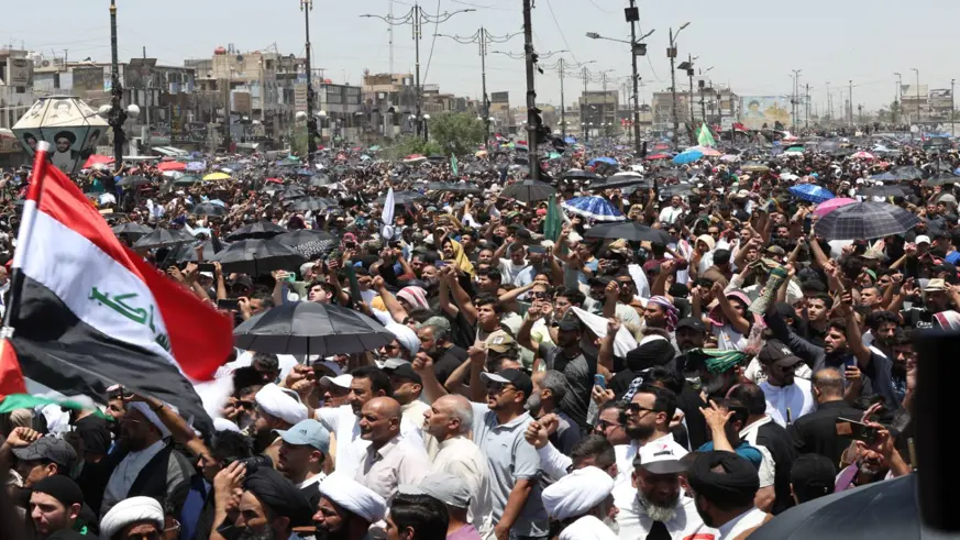 Irak’ta İran'a destek gösterisi