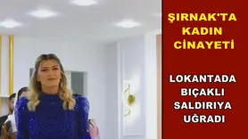 Şırnak'ta kadın cinayeti