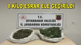 8 Kilo esrar ele geçirildi