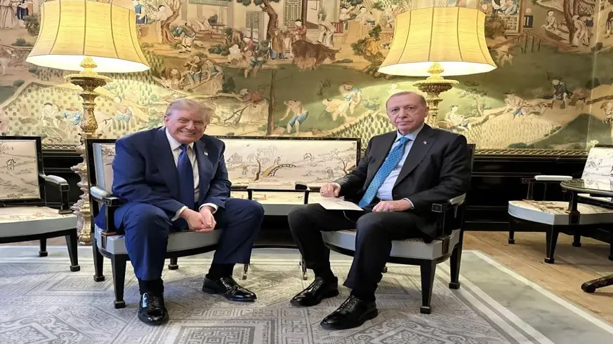 Cumhurbaşkanı Erdoğan, ABD Başkanı Trump ile görüştü