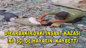 Diyarbakır'daki inşaat kazası