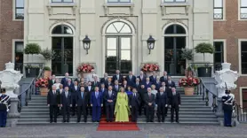 Erdoğan, NATO liderleri aile fotoğrafına katıldı