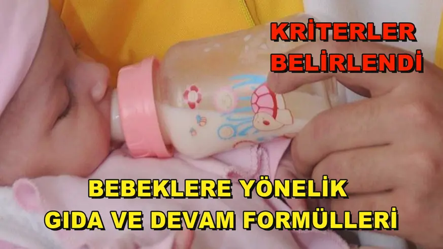 Bebeklere yönelik gıda ve devam formülleri