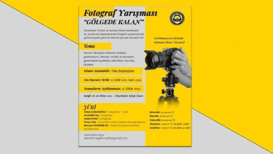 DTSO'dan 'Gölgede Kalan' temalı fotoğraf yarışması
