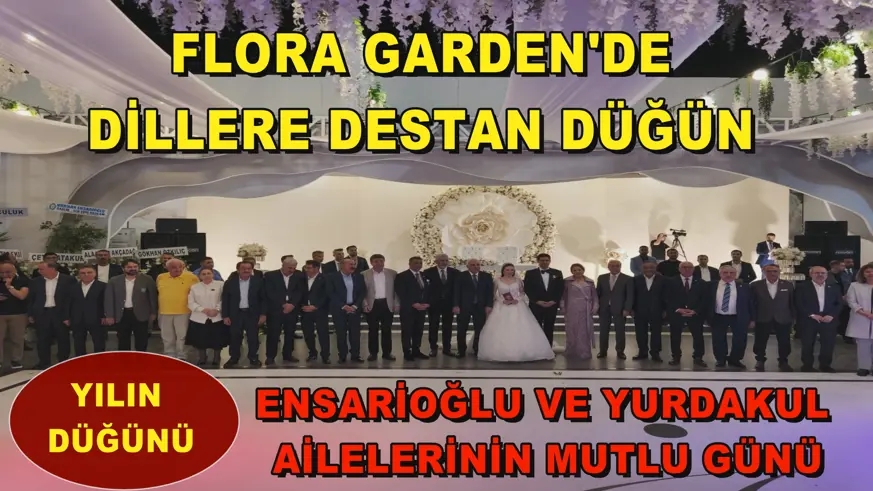 Flora Garden'de dillere destan düğün