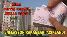 Enflasyon rakamları açıklandı