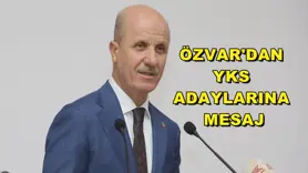 Özvar'dan YKS adaylarına mesaj