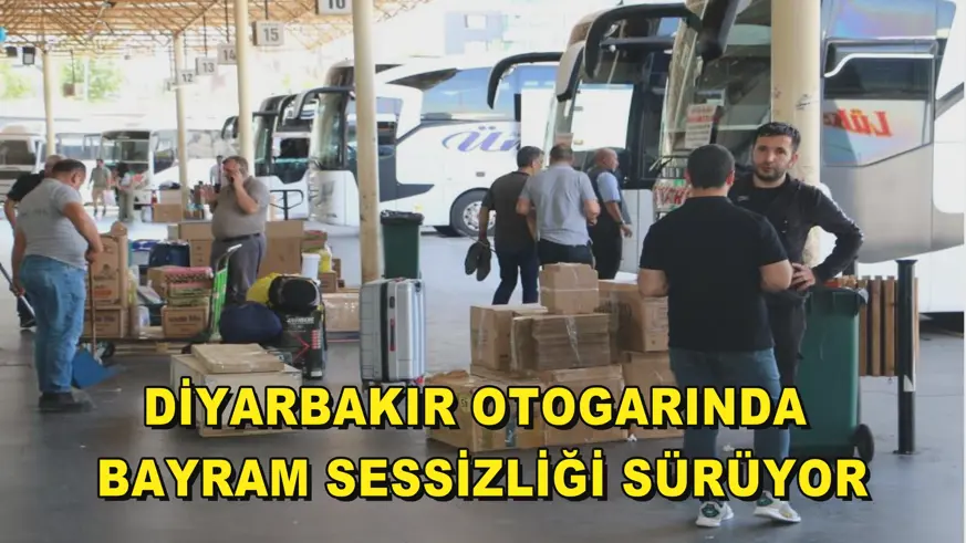 Diyarbakır otogarında bayram sessizliği sürüyor