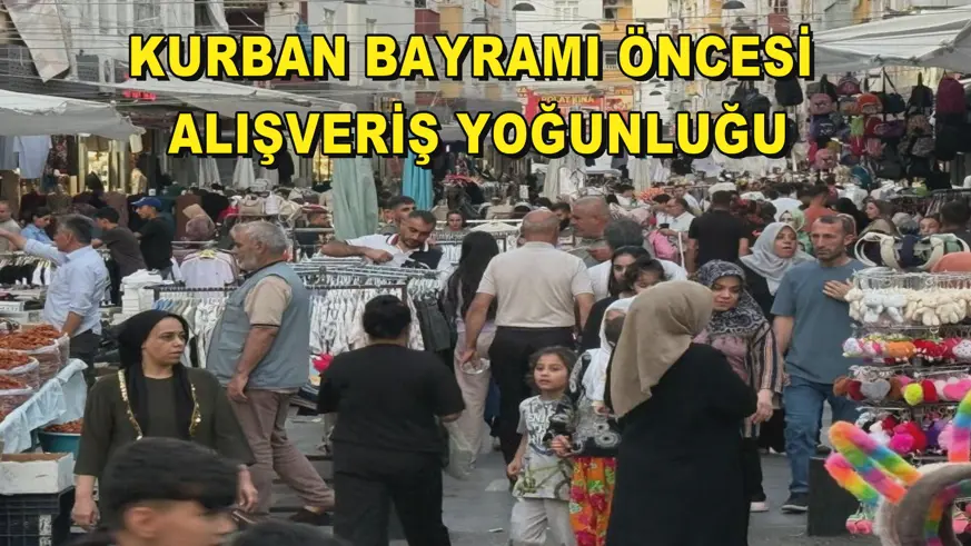 Kurban Bayramı öncesi alışveriş yoğunluğu
