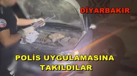 Polis uygulamasına takıldılar