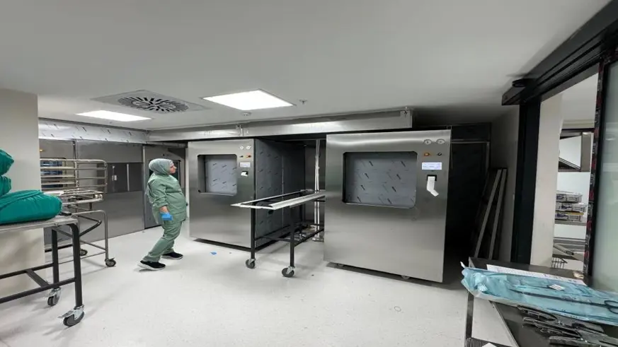 Gazi Yaşargil Eğitim ve Araştırma Hastanesi’nde sterilizasyon birimi yenilendi