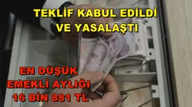 Teklif kabul edildi ve yasalaştı