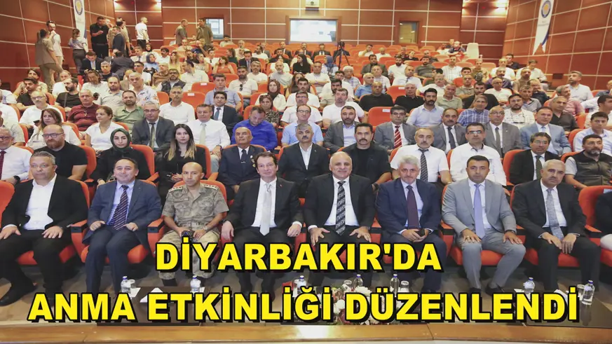 Diyarbakır'da anma etkinliği düzenlendi