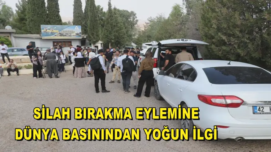Silah bırakma eylemine dünya basınından yoğun ilgi