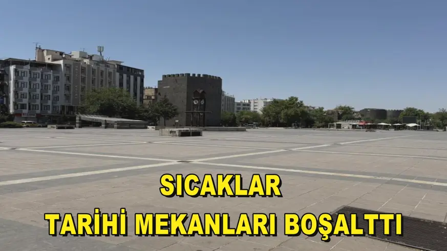 Sıcaklar tarihi mekanları boşalttı