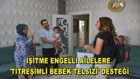 İşitme engelli ailelere 'Titreşimli Bebek Telsizi' desteği